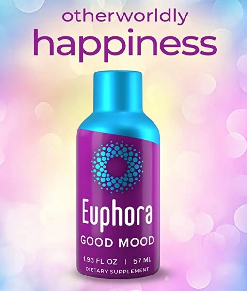 Euphoria - is a revolutionary mood boosting liquid formula, rapidly replacing anxiety with a pleasant rush of natural euphoria.