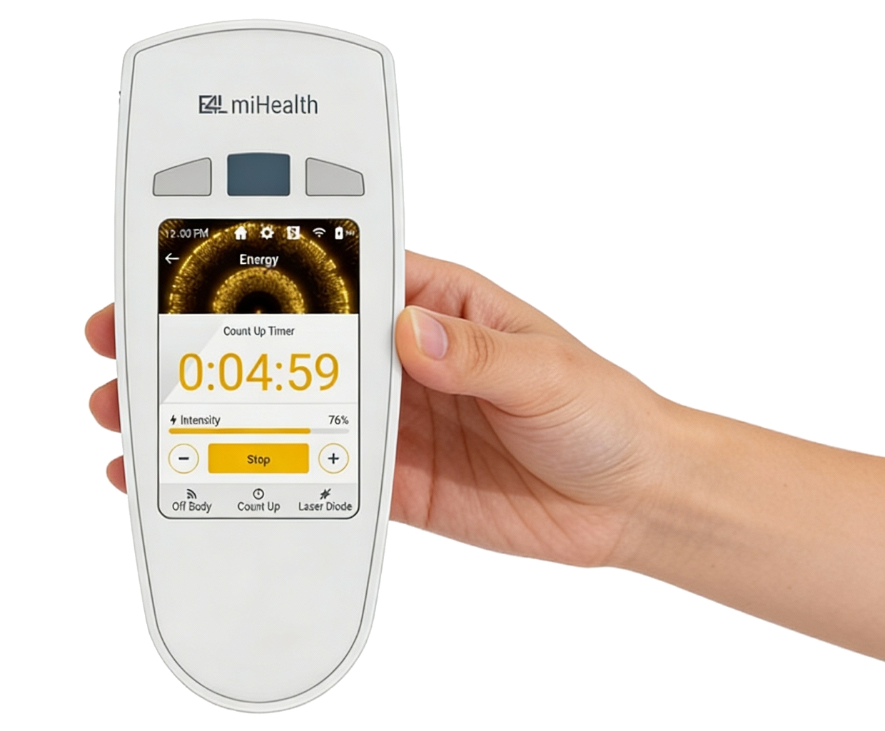 miHealth V2.0 - a powerful, hand-held biofeedback device that is non-invasive, portable, and clinically proven to reduce stress, restore energy flow, and support the body’s natural healing intelligence. By releasing stress and energetic blockages, the body can return to its optimal state of balance and vitality.