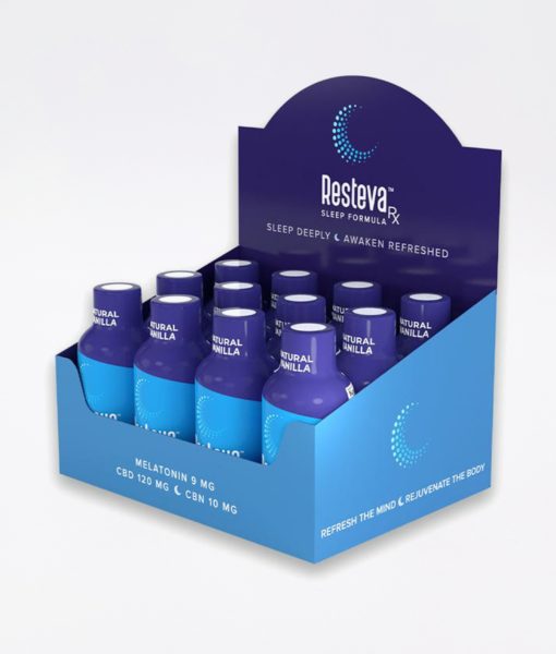 Resteva Rx Sleep - most effective sleep formula available, promoting relaxing sleep onset, deeper and more rejuvenating sleep.