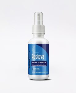 Resteva Sleep 4oz - provides rapid absorption, promoting deeper and more restful sleep without the side effects associated with most sleep formulas.