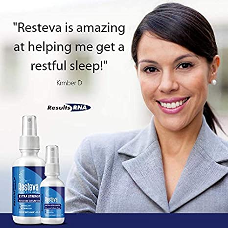 Resteva Sleep - provides rapid absorption, promoting deeper and more restful sleep without the side effects associated with most sleep formulas.